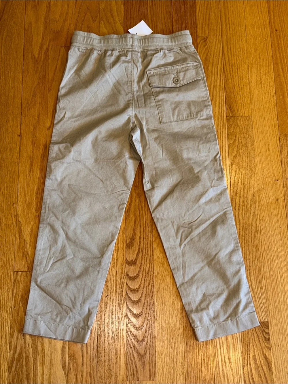 NWT Boys JCrew /Crewcuts Casual Light Tan/khaki Drawstring Pants size 6